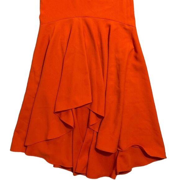 GIANNI BINI NWT Sleeveless Square Neck Ruffle Hi-Lo Reid Maxi Dress Spice - Picture 5 of 12